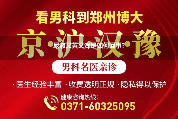 尿液又黄又浑是如何回事?