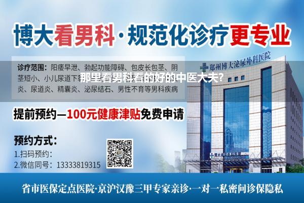 那里看男科看的好的中医大夫?